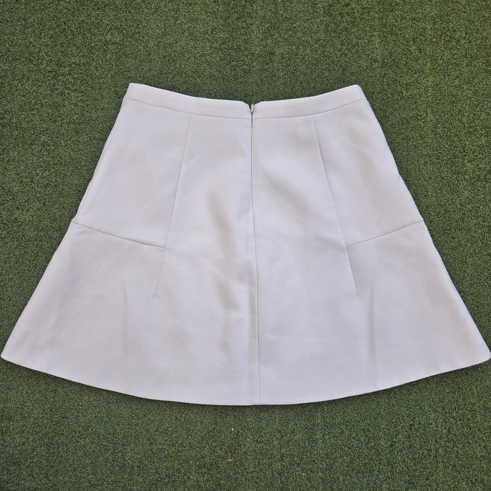 J.crew Skirt Women's Size 2 Beige Fit & Flare Mini - Picture 2 of 11